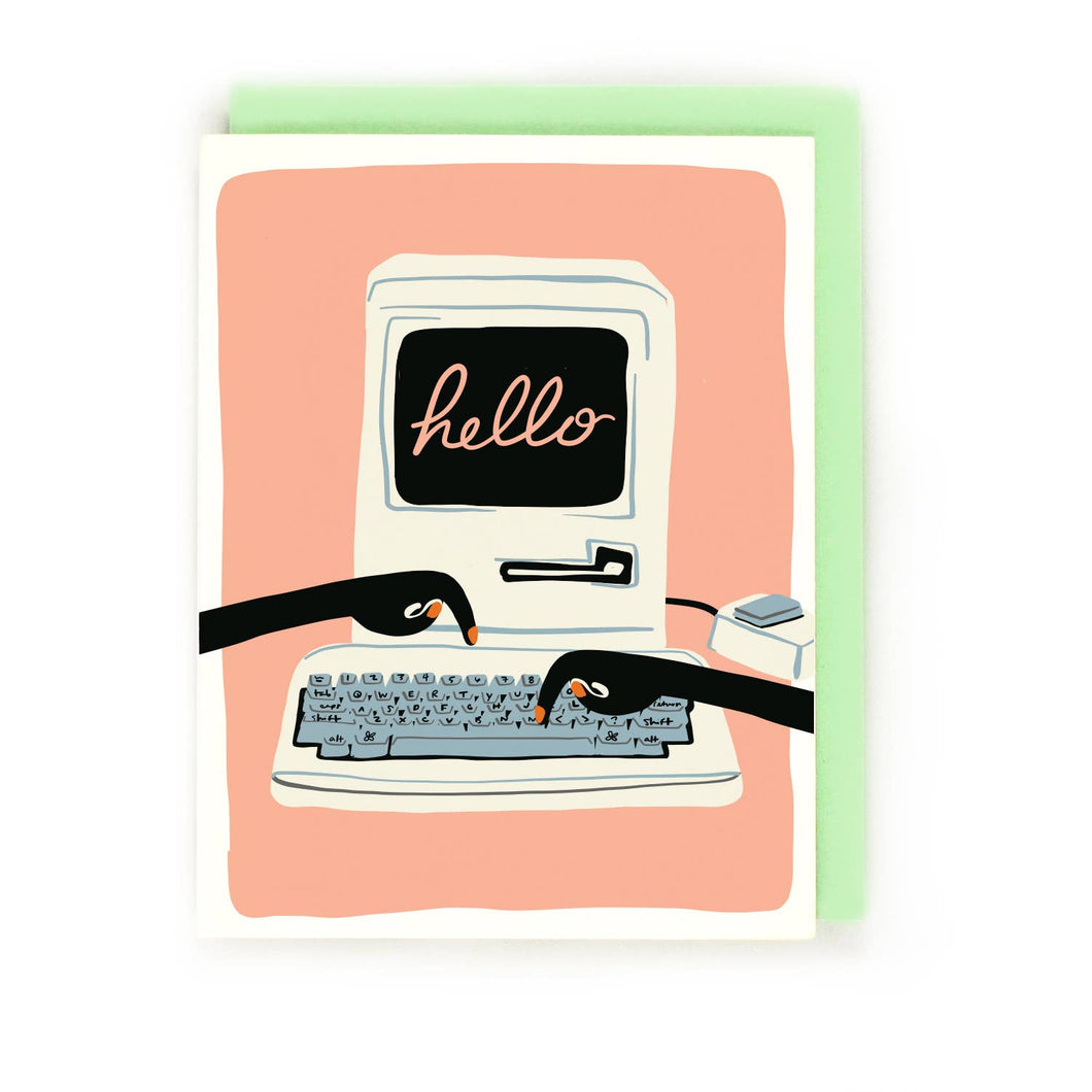 Retro Hello Card